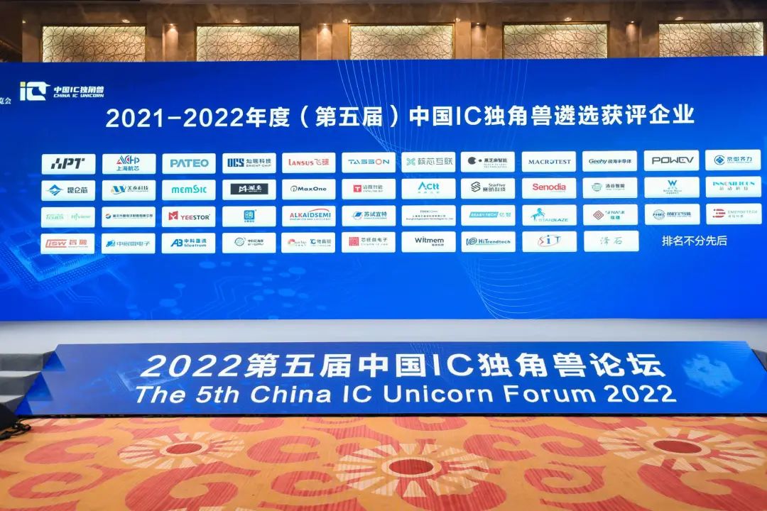 喜讯 | 鸿运国际智慧荣膺2021-2022年度（第五届）中国IC独角兽企业